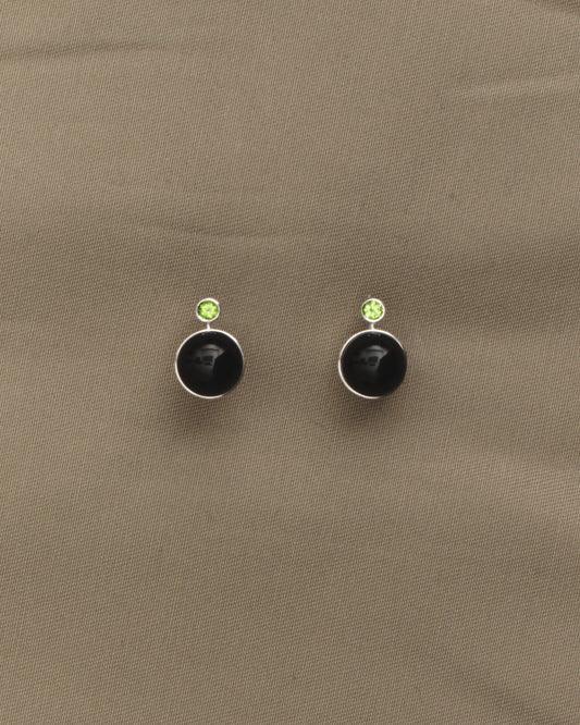 オニキス付きロブスターイヤリング